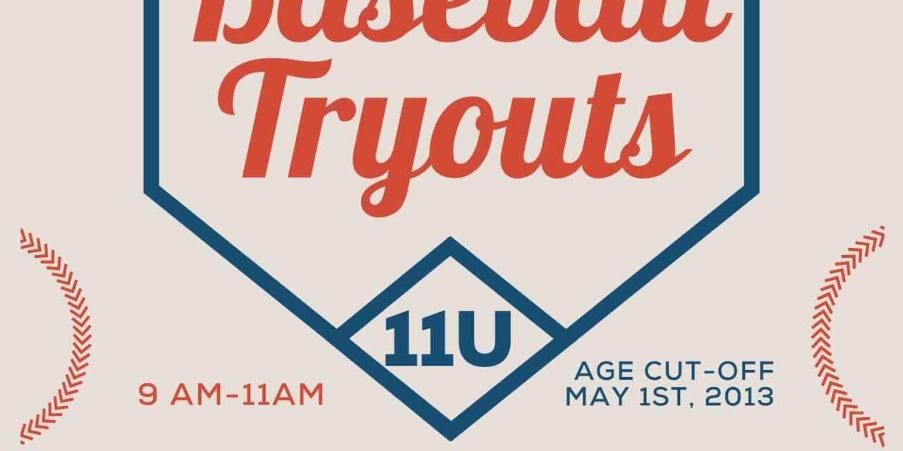 Colorado Lookouts Baseball Tryouts this Sunday for 11 & under