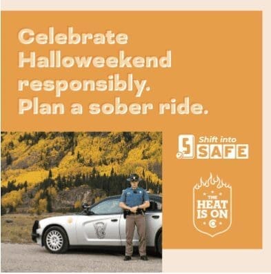 Indulging in “boos” this Halloweekend? CDOT says to plan a sober ride home