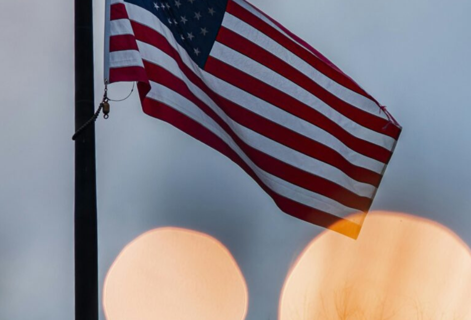 Flags at Half Staff Honoring Fallen Golden Police Officer Evan Dunn