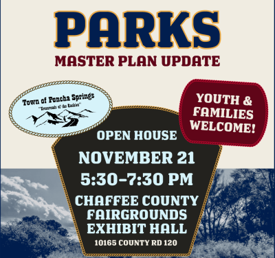 Town of Poncha Springs is Updating their Parks & Recreation Master Plan