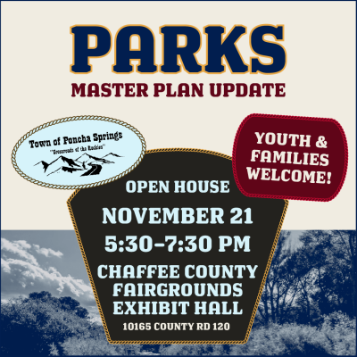 Town of Poncha Springs is Updating their Parks & Recreation Master Plan