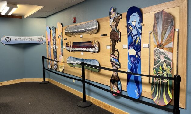 Monarch Snowboard Art Reception