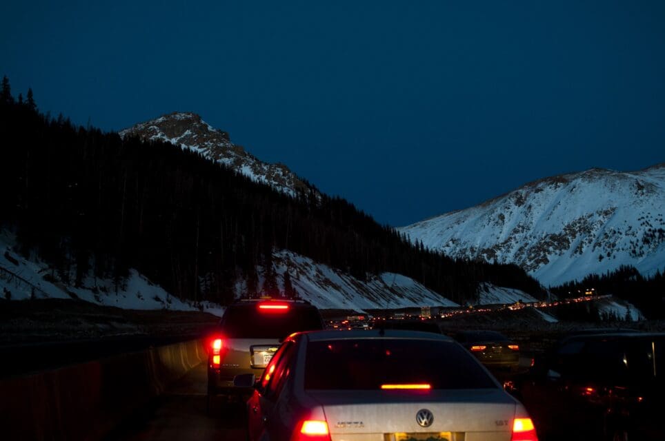 New year, new snow, potentially new traffic records set