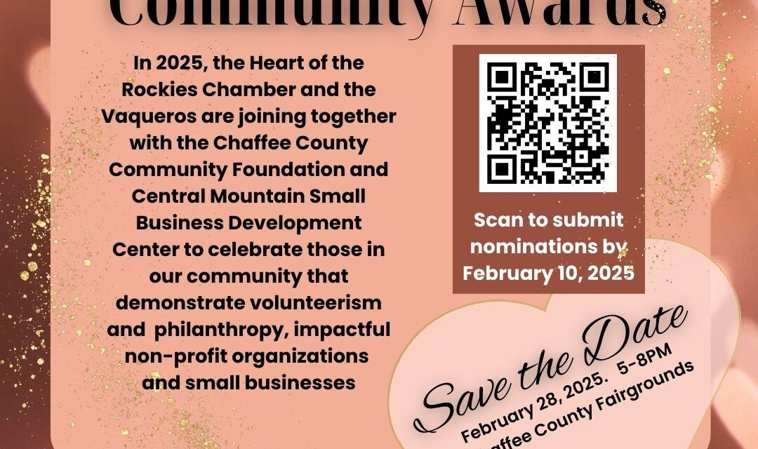 Chaffee County Community Awards – Nominations Due Today!