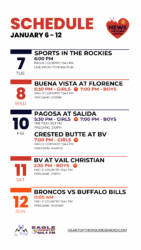 Sports this Week (Jan. 6-12)