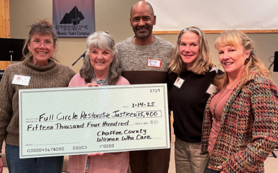 Chaffee County Women Who Care Donates $15,400 to Full Circle Restorative Justice