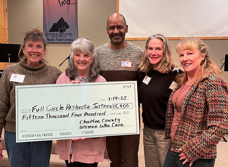 Chaffee County Women Who Care Donates $15,400 to Full Circle Restorative Justice