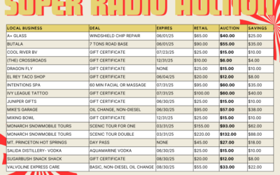 SUPER RADIO AUCTION – Leftover list