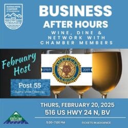 Buena Vista Chamber Hosts Business After Hours at American Legion Post 55 Tonight