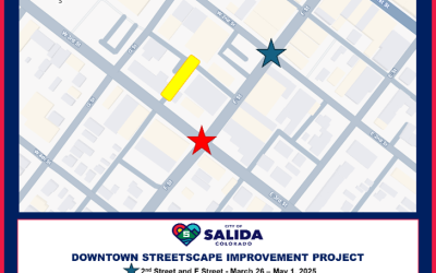 Downtown Streetscape Improvements Near 2nd, 3rd, F and G Streets begin March 26