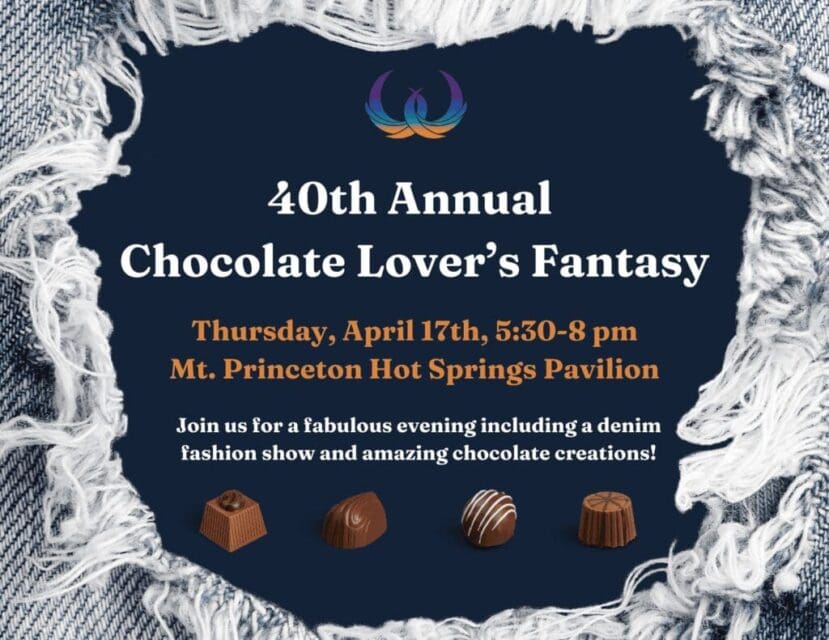 40th Annual Chocolate Lover’s Fantasy Returns to Mt. Princeton Hot Springs April 17