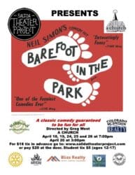 Salida Theatre Project Presents ‘Barefoot in the Park’ This Weekend