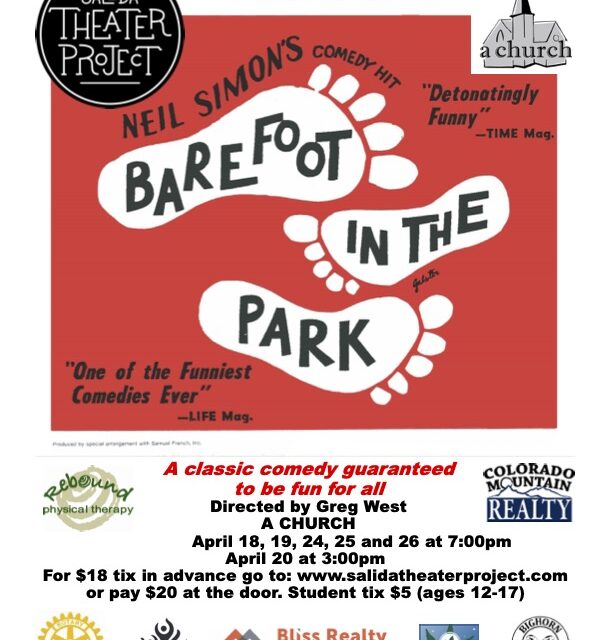 Salida Theatre Project Presents ‘Barefoot in the Park’ This Weekend