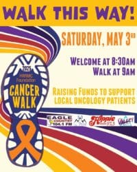 Registration Open for 2025 Cancer Walk Benefiting HRRMC Oncology Patients