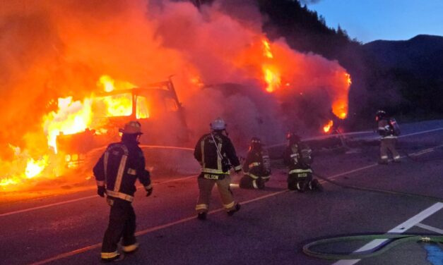 Semi-Truck Fire Shuts Down Highway 50 Near Monarch Pass for Hours