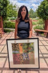 Modern collage exhibit by Howard artist Emilia Van Nest Markovich now on display at HRRMC