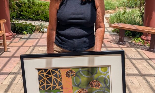 Modern collage exhibit by Howard artist Emilia Van Nest Markovich now on display at HRRMC