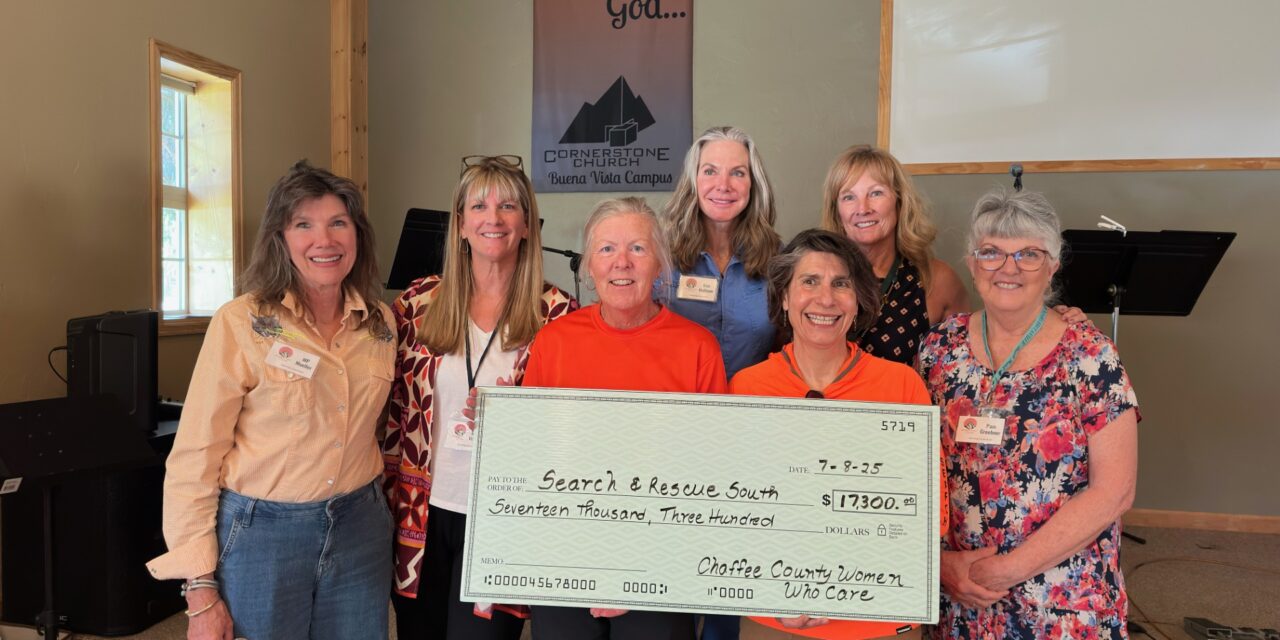 Chaffee County Women Who Care Donates $17,300 to Chaffee County Search and Rescue – South
