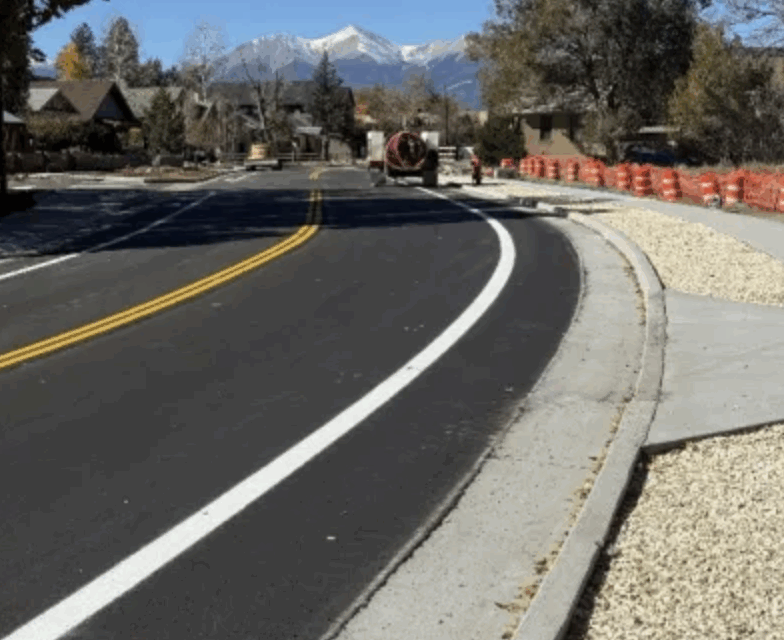 Oak Street Improvements Complete: Safer, Smoother Travel for All in Salida