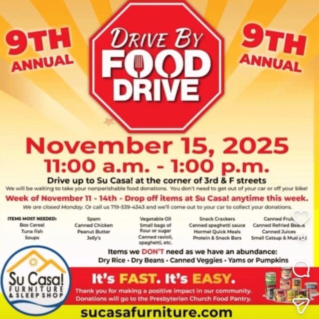 9th Annual Su Casa Furniture Food Drive Set for November 15