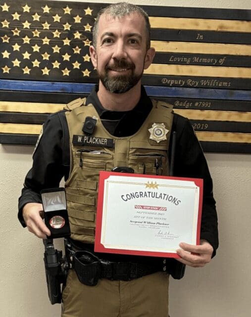 Chaffee County Sergeant Honored With National “Hit of the Month” Award
