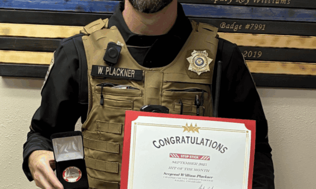 Chaffee County Sergeant Honored With National “Hit of the Month” Award