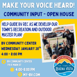 Buena Vista Seeks Community Input on the Future of Recreation and Outdoor Spaces