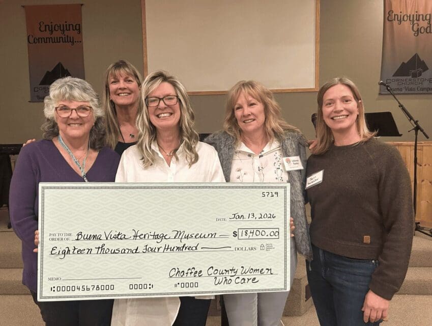 Chaffee County Women Who Care Donates $18,400 to Buena Vista Heritage