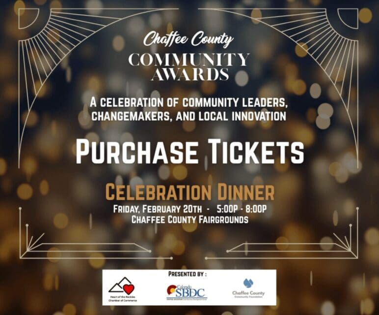 Early Bird Pricing for Chaffee County Community Awards Ends Tomorrow