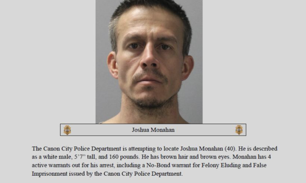 Cañon City Police Seek Public’s Help Locating Joshua Monahan