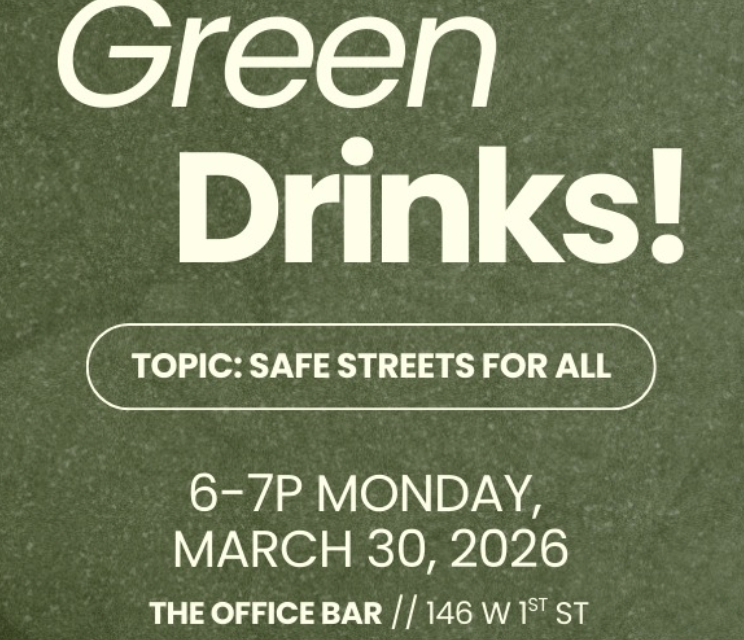 Sustainable Chaffee to Host ‘Green Drinks’ Event Focused on Safe Streets