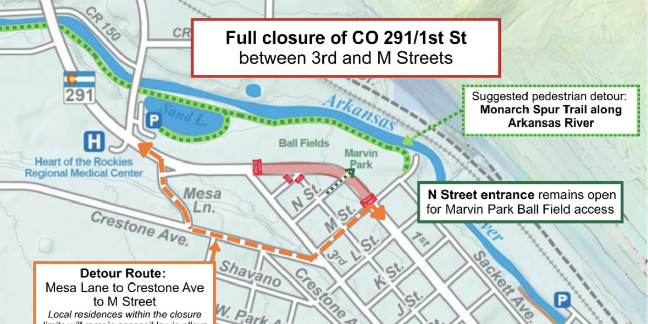 Highway 291 Closure Begins Today for Summer Improvement Project