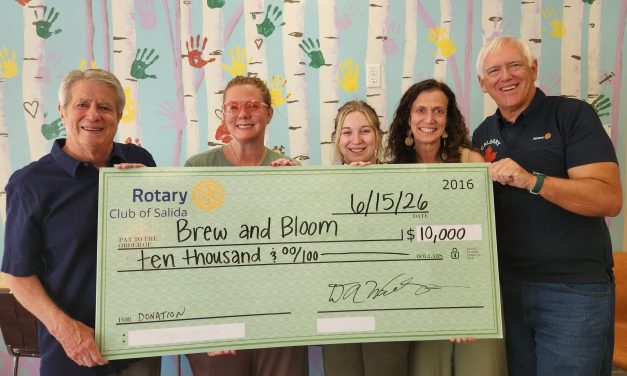 Rotary Club of Salida, Salida Sunrise Rotary Club and Rotary District 5470 Award $10,000 Grant to Achieve for Brew & Bloom Coffee