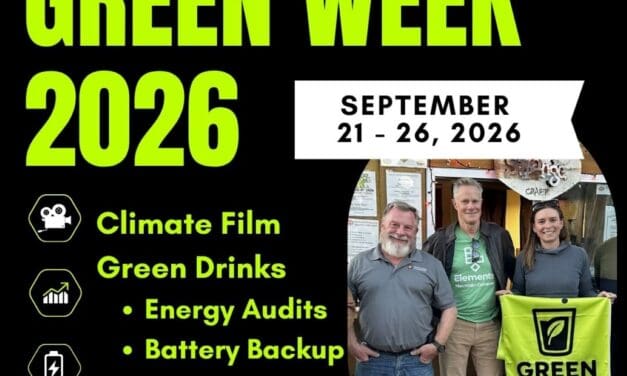 Green Week Begins Sept. 21st