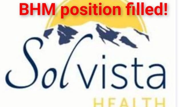 Behavioral Health Specialist Position Filled