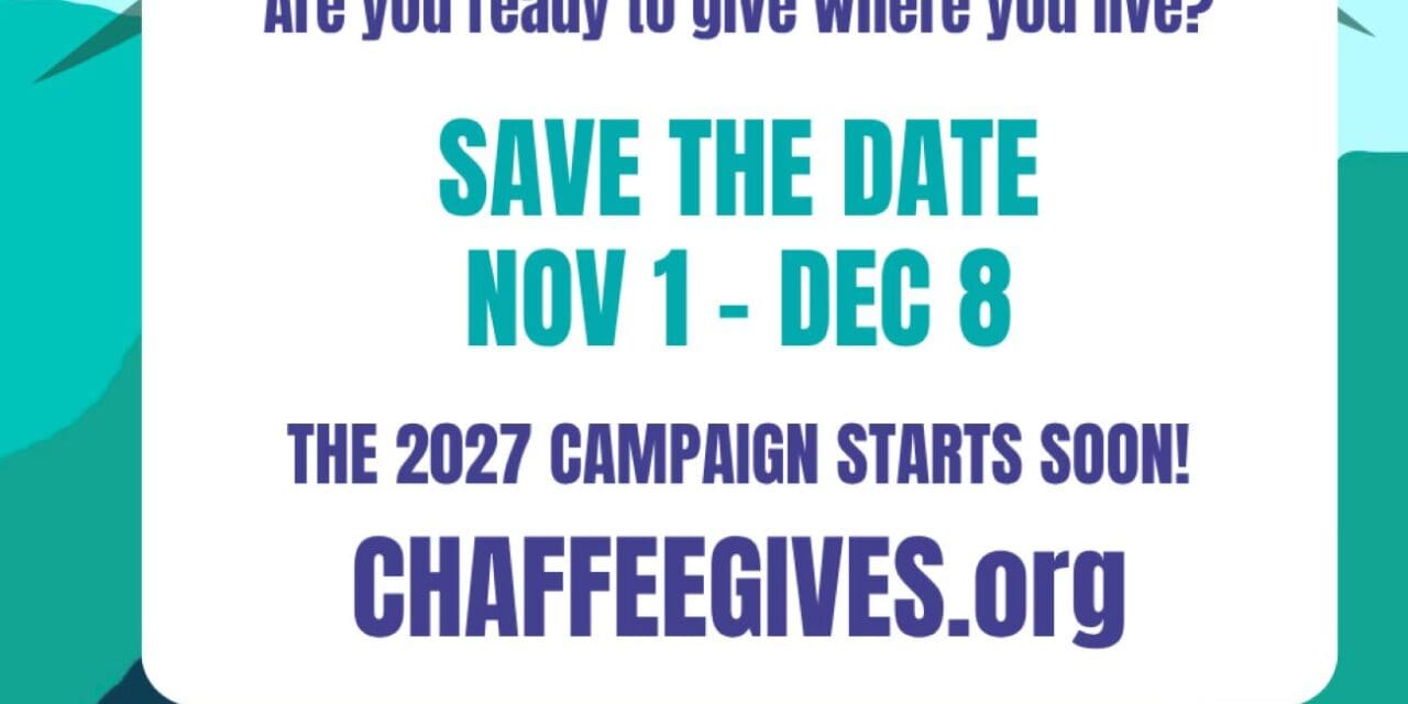 ChaffeeGIVES Kickoff Oct. 23rd